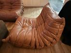 Togo fauteuil en cuir à vendre. 2p + 1p, 100 à 125 cm, Enlèvement ou Envoi, Moins de 150 cm, Comme neuf