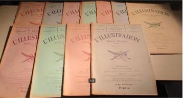 11 Antieke Franstalige Tijdschriften - L Illustration - 1929, Boeken, Tijdschriften en Kranten, Ophalen of Verzenden, Gelezen