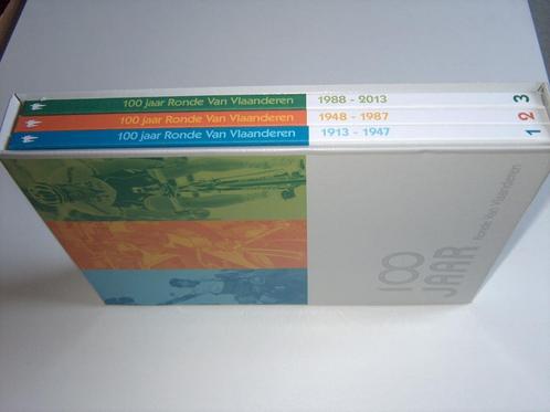 Boxset - 100 jaar Ronde van Vlaanderen - delen 1 - 2 - 3, Boeken, Sportboeken, Zo goed als nieuw, Lopen en Fietsen, Ophalen of Verzenden