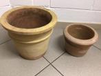 Lot de 2 pot en terre cuite, Tuin en Terras, Bloempotten, Ophalen