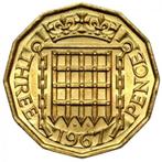 Verenigd Koninkrijk 3 pence, 1967, Ophalen of Verzenden, Losse munt, Overige landen