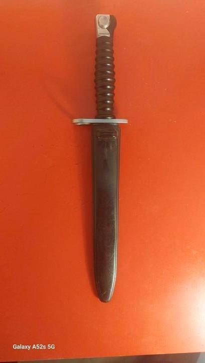 Swiss M57 Bajonett. 1957., Verzamelen, Militaria | Algemeen, Landmacht, Hulzen of Bodemvondsten, Ophalen of Verzenden