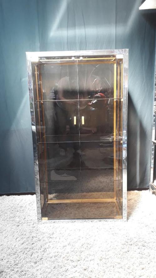 1970S ITALIAN RENATO ZEVI DISPLAY OR DRINKS CABINET, Huis en Inrichting, Kasten | Vitrinekasten, Gebruikt, 100 tot 150 cm, 50 tot 100 cm