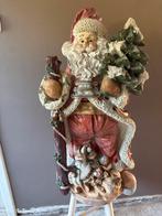 Kerstman uniek kalksteen beeld 80cm, Diversen, Ophalen, Zo goed als nieuw