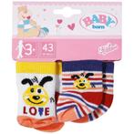 Baby Born sokjes 2 paar (voor pop 43 cm), Kinderen en Baby's, Ophalen of Verzenden, Zo goed als nieuw, Babypop