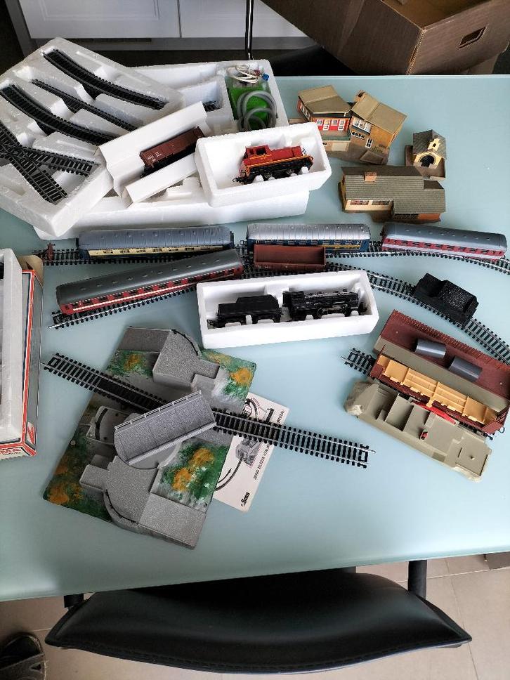 Mooie Lima set, Hobby en Vrije tijd, Modeltreinen | H0, Zo goed als nieuw, Treinset, Gelijkstroom, Lima, Analoog, Ophalen of Verzenden