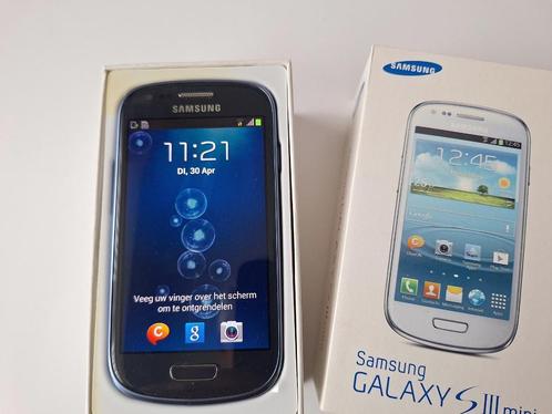 Samsung S3 mini (Pebble Blue) - GT-I8190, Telecommunicatie, Mobiele telefoons | Hoesjes en Screenprotectors | Samsung, Gebruikt