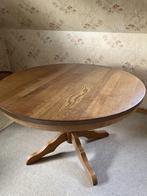 Ronde eettafel met 4 stoelen, Huis en Inrichting, Ophalen, Gebruikt, Klassiek, Vier personen