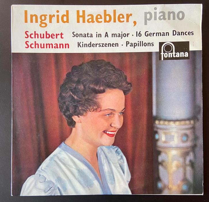 LP Ingrid Haebler Piano Schubert - Schumann 1964, CD & DVD, Vinyles | Classique, Enlèvement ou Envoi