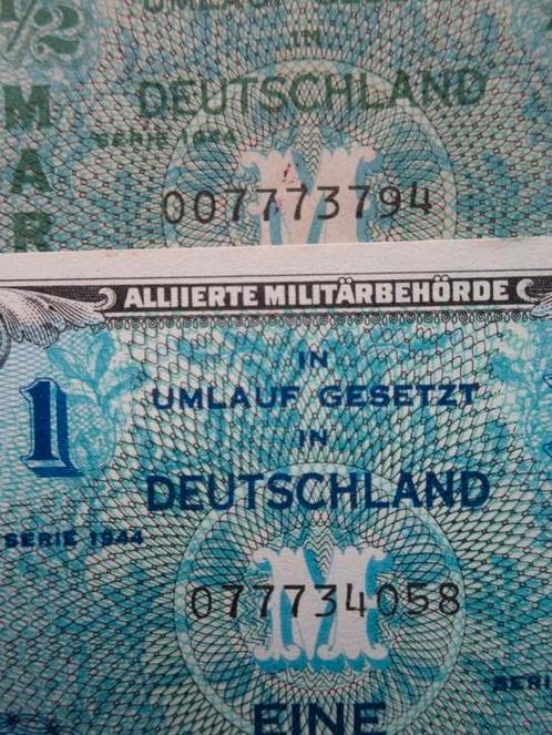 Monnaie militaire alliée 1944 Allemagne [777] WW2, Timbres & Monnaies, Billets de banque | Europe | Billets non-euro, Série, Allemagne