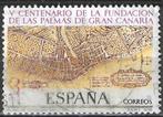 Espagne 1978 - Yvert 2123 - 500 ans de Las Palmas (ST), Envoi, Affranchi
