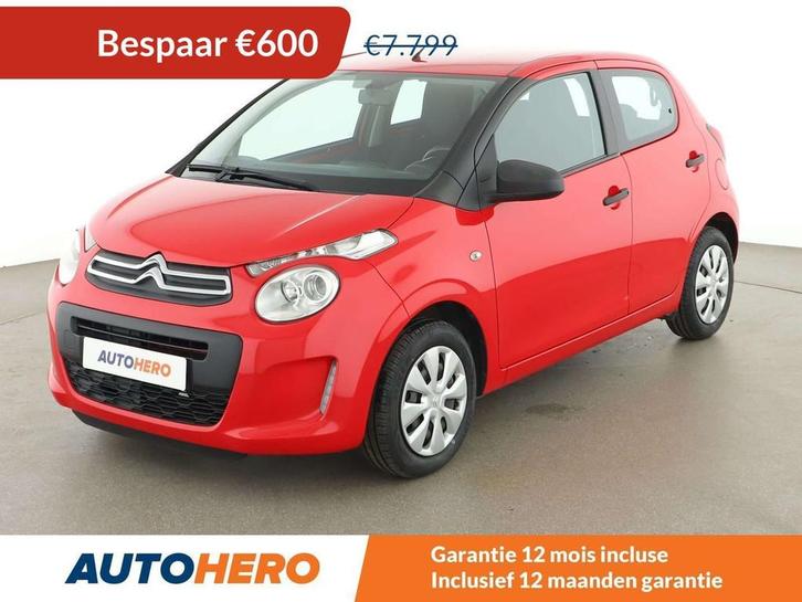 Citroën C1 1.0 VTi Live (bj 2018), Auto's, Citroën, Te koop, C1, ABS, Airbags, Boordcomputer, Centrale vergrendeling, Electronic Stability Program (ESP)