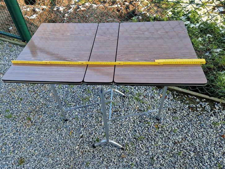 Formica retro inklapbare tafel, Antiek en Kunst, Antiek | Meubels | Tafels, Ophalen of Verzenden