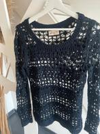 pull en crochet noir Hollister taille M, Hollister, Enlèvement ou Envoi, Taille 38/40 (M), Noir