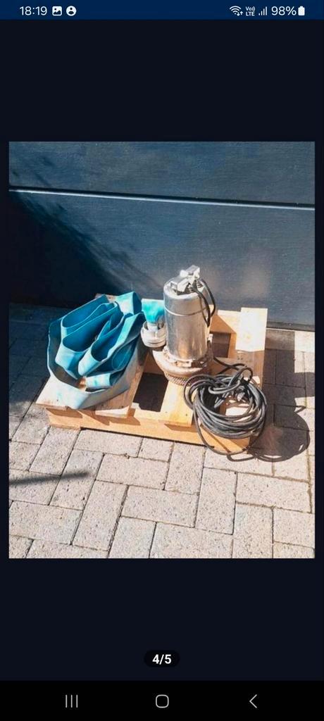 GMP-dompelpomp, Tuin en Terras, Bubbelbaden en Hottubs, Zo goed als nieuw, Pomp, Ophalen