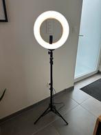 Led lamp, selfie lamp, op statief., Ophalen of Verzenden, Zo goed als nieuw