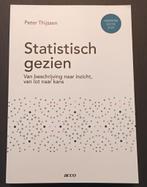 Statistisch gezien - statistiek Sociale Wetenschappen, Boeken, Ophalen of Verzenden, Nieuw, Hoger Onderwijs, Peter Thijssen