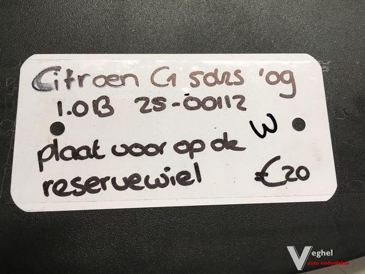 Citroen C1 5 drs 2009 2500112 Afdekplaat op reservewiel, Auto-onderdelen, Interieur en Bekleding, Gebruikt, Ophalen