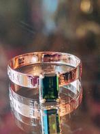 19 eeuw gouden ring met toermalijn, Bijoux, Sacs & Beauté, Bagues, Enlèvement ou Envoi, Femme ou Homme, Or, Comme neuf