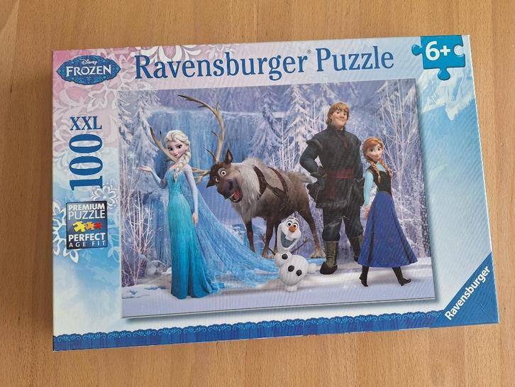 ✪ Puzzel Ravensburger Frozen - 100st, Kinderen en Baby's, Speelgoed | Kinderpuzzels, Zo goed als nieuw, Meer dan 50 stukjes, Ophalen of Verzenden