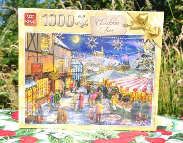 puzzle 1000 pieces neuf  christmas  fair 