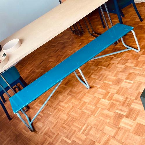 Vintage schoolbank - goede staat - 180 cm lang, Antiek en Kunst, Antiek | Meubels | Stoelen en Sofa's, Ophalen