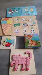 7 Houten puzzels, Ophalen of Verzenden, Gebruikt