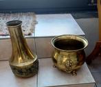 Vase et porte-plantes en cuivre, Antiquités & Art, Antiquités | Bronze & Cuivre, Enlèvement, Cuivre