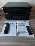 CD speler TEAC 5 cd's + versterker JVC, Ophalen, Zo goed als nieuw