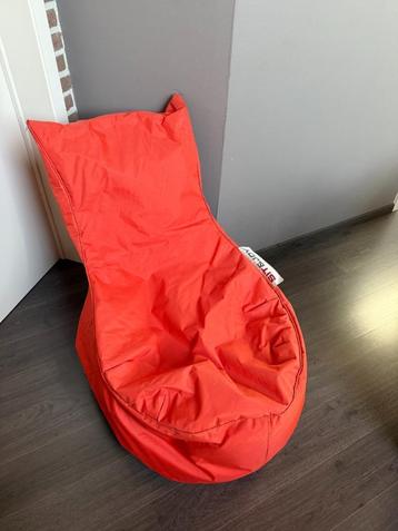 zitzak (oranje) Sit&Joy, Huis en Inrichting, Zitzakken, Ophalen, Gebruikt, Oranje, Zitzak