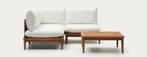 Loungeset teak incl kussens en tafel, Tuin en Terras, Ophalen, 6 zitplaatsen, Bank, Teakhout
