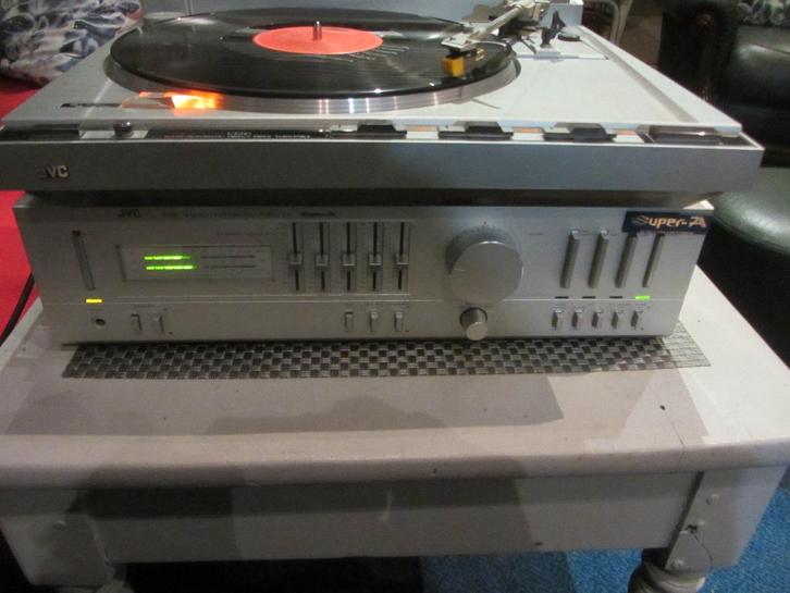 platenspeler en versterker JVC, Audio, Tv en Foto, Versterkers en Ontvangers, Stereo, JVC, Ophalen of Verzenden