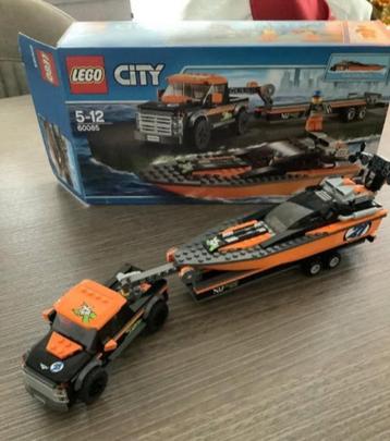 Lego 60085, Trailer met Boot beschikbaar voor biedingen