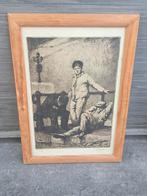 gravure rats de quais signe kurt peiser, Ophalen of Verzenden