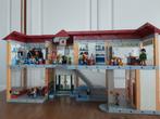 PLaymobil grote school met werkende bel, Kinderen en Baby's, Speelgoed | Playmobil, Ophalen of Verzenden, Zo goed als nieuw, Complete set
