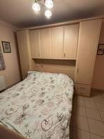 Bed met kast, Huis en Inrichting, Slaapkamer | Bedden, Ophalen, Gebruikt, Tweepersoons, 160 cm