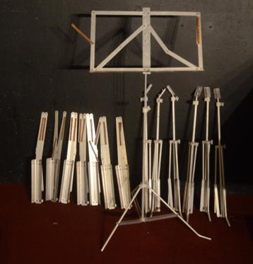 7 pupitres, Musique & Instruments, Enlèvement, Utilisé, Pied