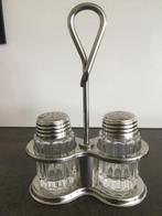 Inox stel voor zout- en pepervat, Antiek en Kunst, Ophalen