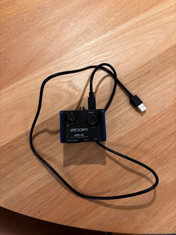 ZOOM AMS-22 AUDIO-INTERFACE, Audio, Tv en Foto, Professionele apparaten, Zo goed als nieuw, Audio, Ophalen of Verzenden