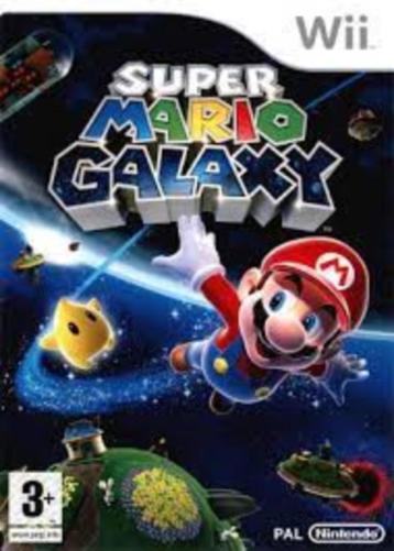 Jeu Wii Super Mario Galaxy.