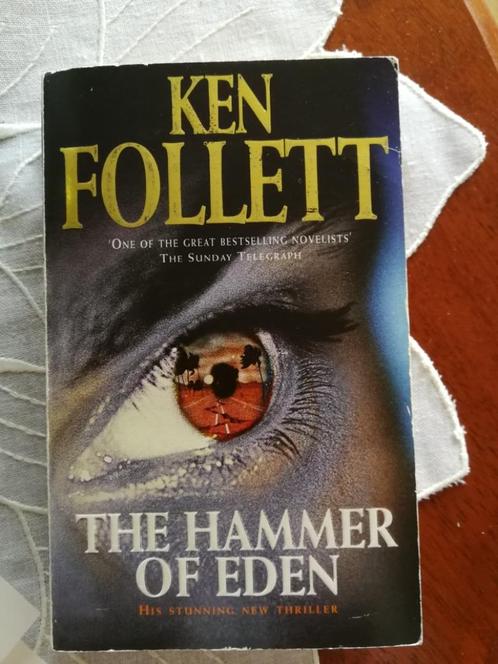 Ken FOLLETT - Le marteau d'Eden - thriller - anglais, Livres, Langue | Anglais, Utilisé, Fiction, Enlèvement ou Envoi