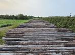 Houten palen 7dik 3 meter lang, Tuin en Terras, Palen, Balken en Planken, Ophalen of Verzenden, Palen