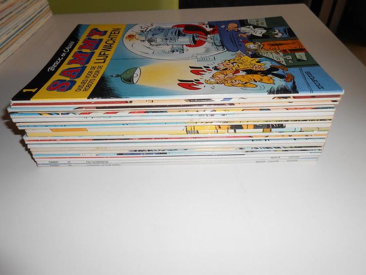 17 strips Sammy aan 2 euro per strip ., Boeken, Stripverhalen, Ophalen of Verzenden