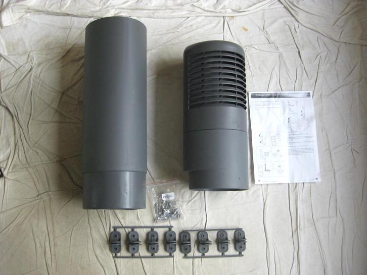 ✅ Ventilatieschacht Ross T177-160 ø160mm, donkergrijs NIEUW, Doe-het-zelf en Bouw, Ventilatie en Afzuiging, Nieuw, Ophalen of Verzenden