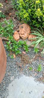 tuinbeeld man met handjes, Tuin en Terras, Ophalen, Gebruikt, Steen, Mensenbeeld