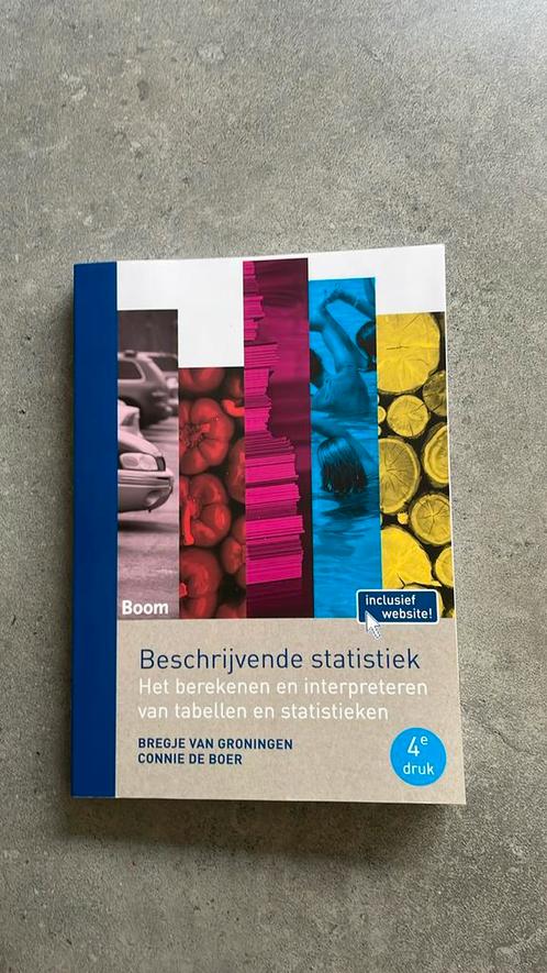 Beschrijvende Statistiek, Boeken, Wetenschap, Nieuw, Ophalen