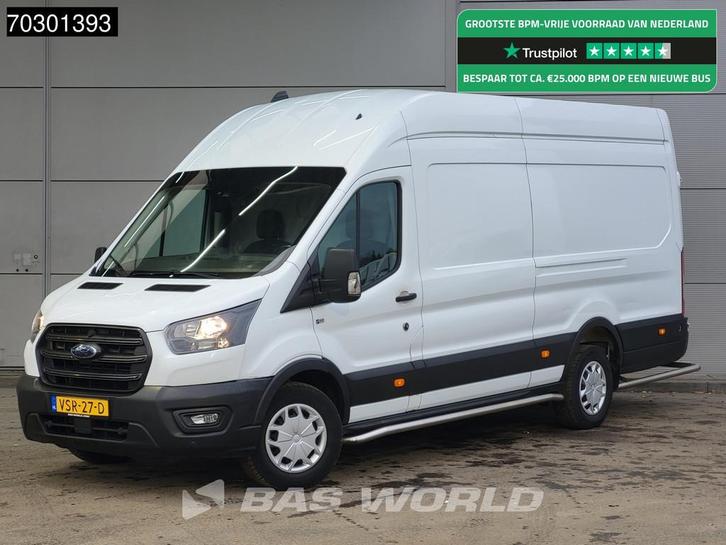 Ford Transit 170pk Automaat Hoog Dak L4H3 Airco Cruise Camer, Auto's, Bestelwagens en Lichte vracht, Bedrijf, Te koop, Achteruitrijcamera