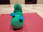 Groene pluchen rups + Gekleurde plastieken rups, Kinderen en Baby's, Speelgoed | Knuffels en Pluche, Ophalen, Gebruikt