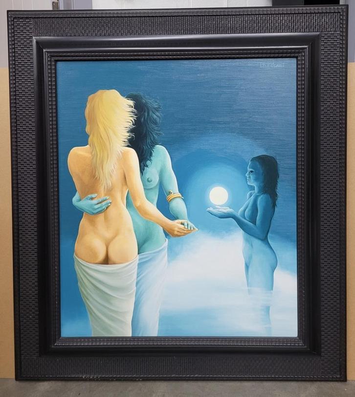 Paul DESSART, Lilith, Antiek en Kunst, Kunst | Schilderijen | Klassiek, Ophalen of Verzenden