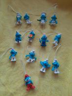 Miniatuursmurfen 4 cm set van 13 stuks, Zo goed als nieuw